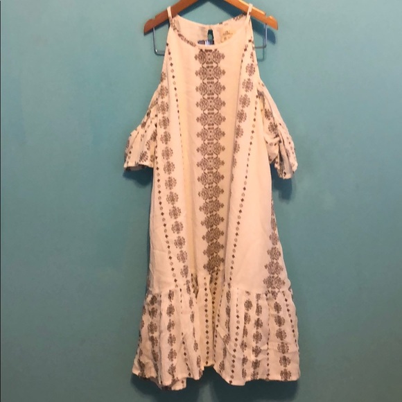 O'NEILL Keyhole Cutout Cold Shoulder Short Dress - Picture 2 of 3